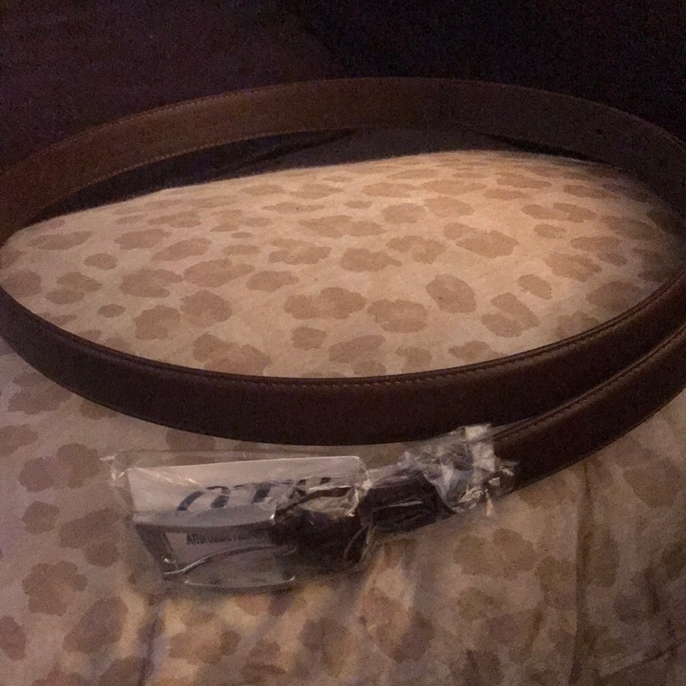 Men's Brown Leather Belt